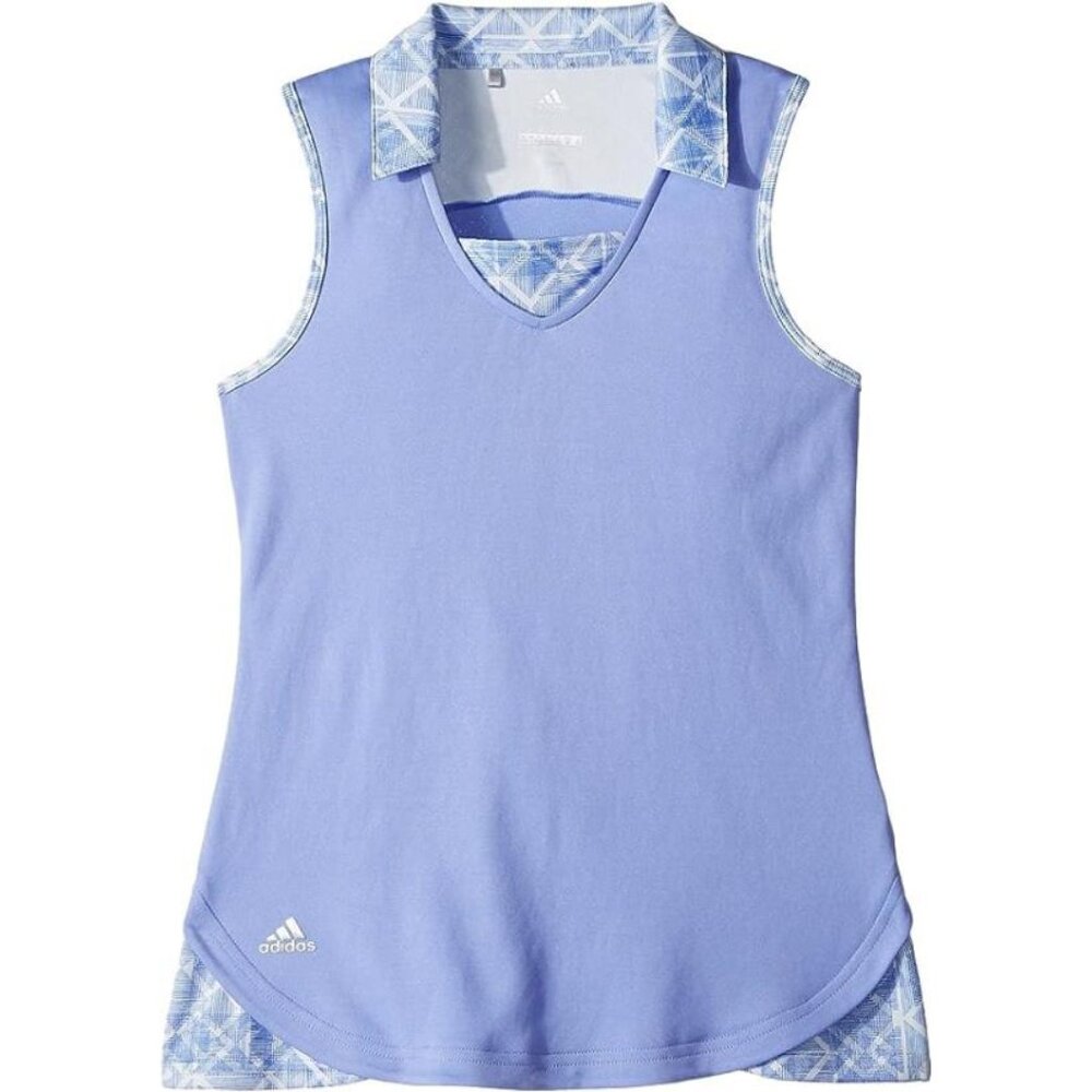 Adidas Golf Sleeveless Polo Shirt Women XS
